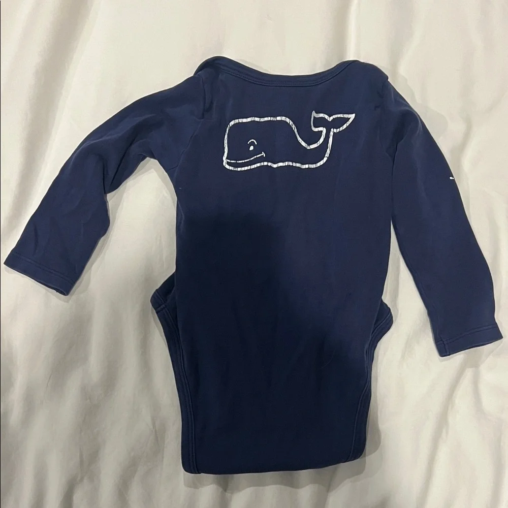 Vineyard Vines Classic Blue Kids Bodysuit